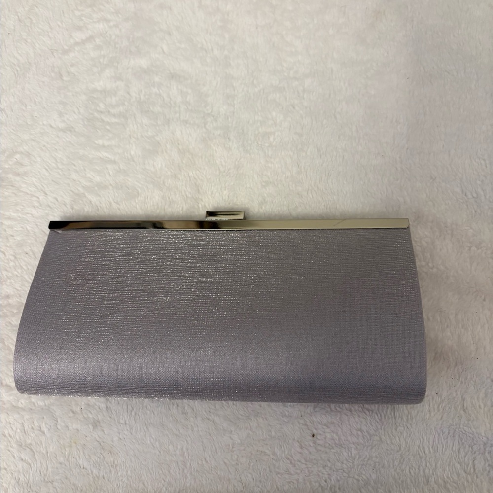 Elegant Silver Clutch Bag